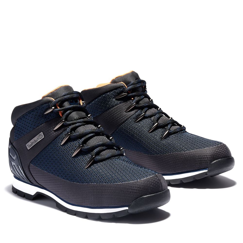 Timberland Mens Hiker Boots Waterproof Euro - Navy - India KZ1937826